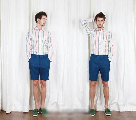 破除陳年老規(guī)矩 時尚就是長衫加短褲