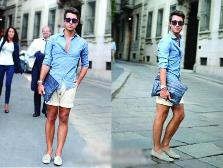 破除陳年老規(guī)矩 時尚就是長衫加短褲