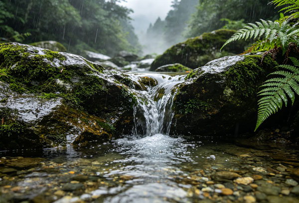 下雨山泉水渾濁處理成自來水